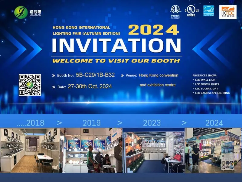 Goldsuno Will Exhibit Multiple Stunning & Attention-grabbing Indoor and Outdoor Lighting Solutions at Hong Kong International Lighting Fair 2024